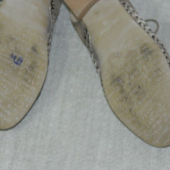 Unity In Diversity Oxford Black Gold Metallic Open Back Flats  Size 39  U.S. 8.5 - Picture 13 of 13